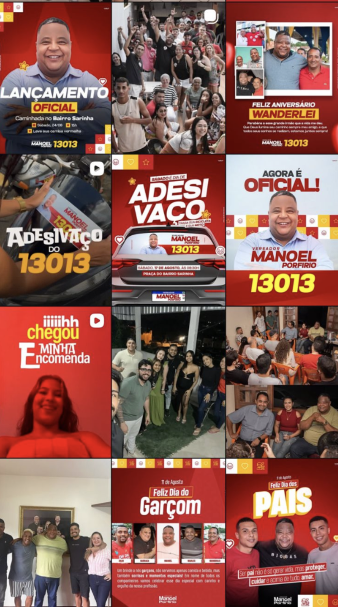 Campanha Vereador Manoel Porfírio